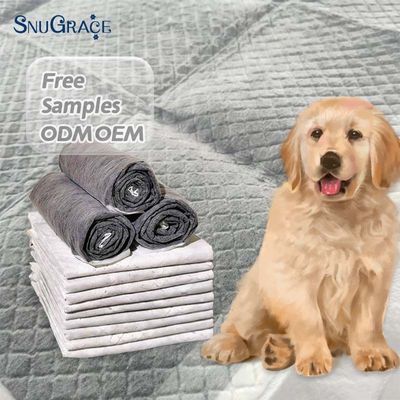Logo Gepersonaliseerd Logo Wegwerp bamboe houtskool hondenpads voor snelle puppy training