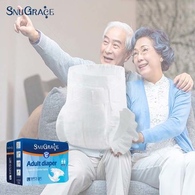 SnuGrace OEM ODM Volwassen luier hoge absorptie geprint ultra dik wegwerp ademend