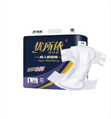 Hoge absorptie 62-250 g dikste natte beschermde adult luier monsters voor natte bescherming