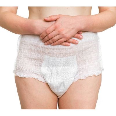 Eenmalig Ultra Plus Size Vrouwen sexy ondergoed luier met medische absorptie