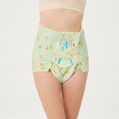 ISO9001/ISO14001/ OHSAS18001 BV Cartoon Printed Adult Disposable Diapers voor ABDL luiers