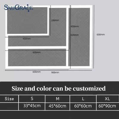 Duurzame 60x90 wegwerp super absorberende huisdieren plaskussens voor comfortabele training