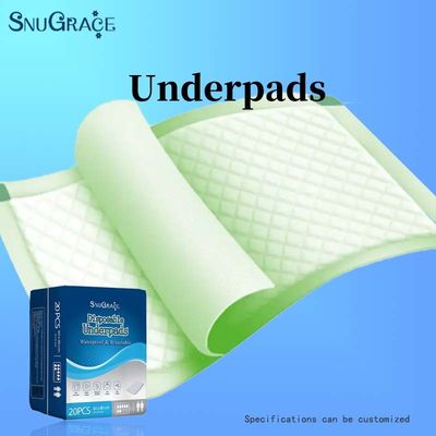 Fluff Pulp SAP Niet-geweven stof Tissue PE Huisdier Toilet Verwisselpads Klant favoriet