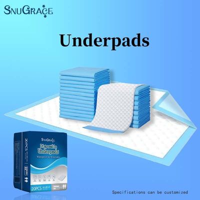 Fluff Pulp SAP Niet-geweven stof Tissue PE Huisdier Toilet Verwisselpads Klant favoriet