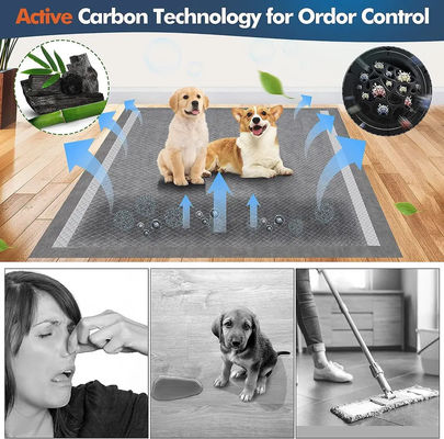 SnuGrace Bamboe Houtskool Honden Pads voor Puppy Training Deodorizing Composite Base Film