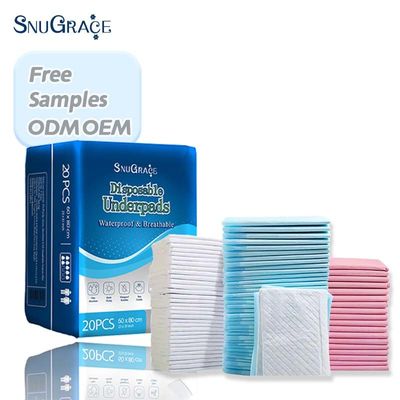 6Ply Layer SNUGRACE Wegwerp incontinentie waterdicht onderkleding bedkleding voor medische