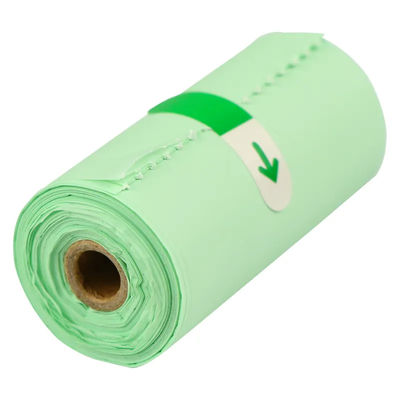 Groene citroen geur geur gerecycled afval vest huisdier hond poep zak set voor honden