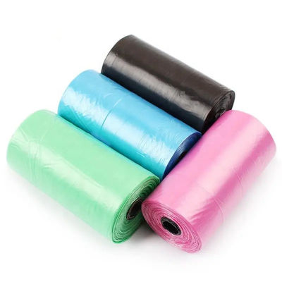Schoonmaak makkelijk biologisch afbreekbaar maïszetmeel plastic honden poep zakken met custom printing