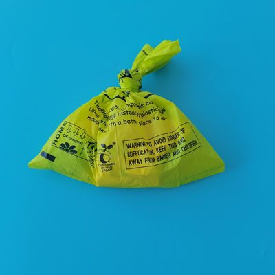 Schoonmaak makkelijk biologisch afbreekbaar maïszetmeel plastic honden poep zakken met custom printing