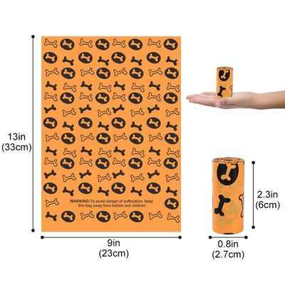 Persoonlijke grootte Aanvaardbare hondenafvalzak met dispenser en milieuvriendelijk materiaal