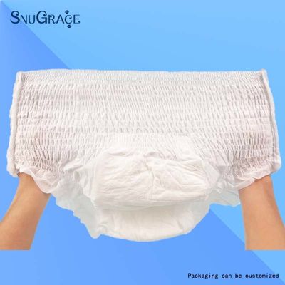 80g-190g SnuGrace eenmalige adult luier met urine display en anti-geur pull up broek