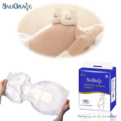 SnuGrace Moederschapsverzorging Sanitaire Servetten Medische Verdikte Ademhalende Postpartum Pads 290MM