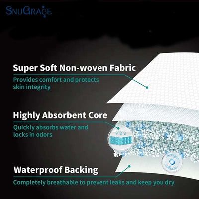 SnuGrace Moederschapsverzorging Sanitaire Servetten Medische Verdikte Ademhalende Postpartum Pads 290MM