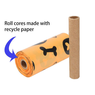 Gepersonaliseerd zwart maïs zetmeel Volledig composteerbaar Wegwerpbaar Biodegradeerbaar Hond Poop Bag