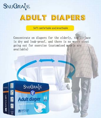 Zeg hallo tegen comfort en besparingen met SnuGrace Adult Incontinence Diapers