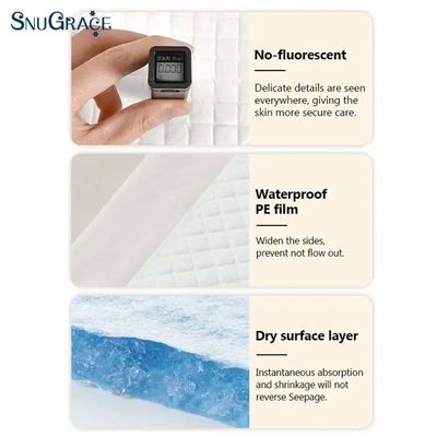 Eco materiaal Niet-geweven stof SnuGrace Matras voor moeders en baby's Incontinentie