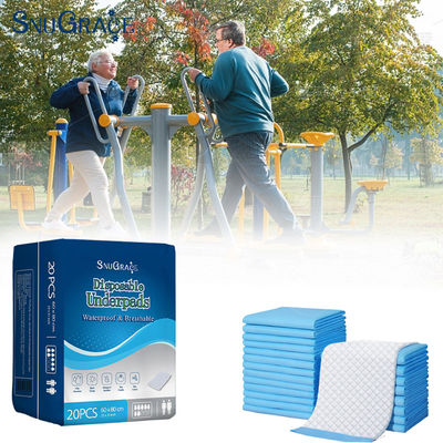 Leak Guard Wegwerp Incontinentie Pad 60 x 90 voor bedbescherming
