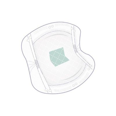Eenmalige Curity-verpleegkussens voor Puerpera Lady 5 inch Polymer Moederschapsspierkussens
