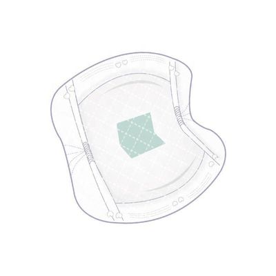 13cm Wegwerpverpleegkussens voor borstvoeding SAP Japan of First Class Breathability