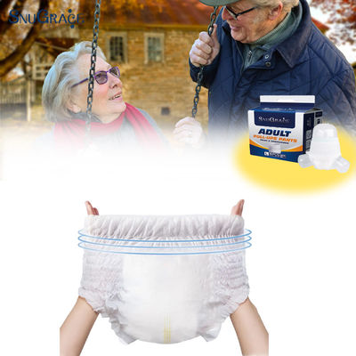 Unisex gedrukte eenmalige luiers voor volwassenen met extra dik en super absorberend materiaal