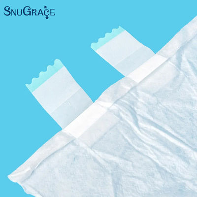 SNUGRACE Adult Diaper biedt gratis monsters voor snelle absorptie en 75g-150g fluff pulp.