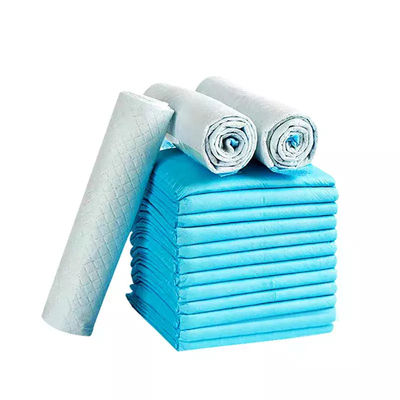 Blauwe wegwerppads Piss Pads voor Puppy Dog Potty Training 20g-120g Professionele