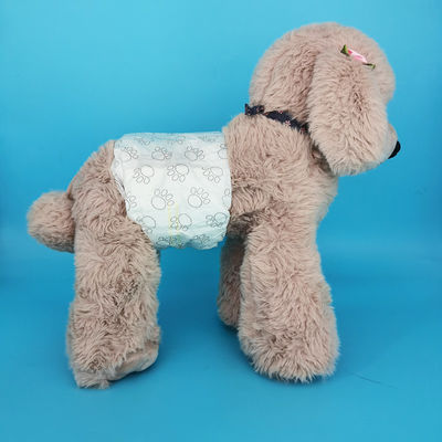 Gepersonaliseerde blauwe grote honden luier voor huisdieren 3D Leak Prevention Channel