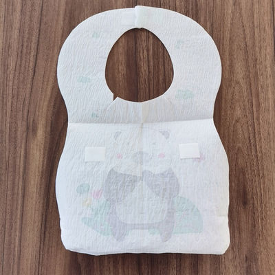 Geprinte niet-geweven stoffen wegwerpwaterdichte eetbibs voor kinderen en baby's