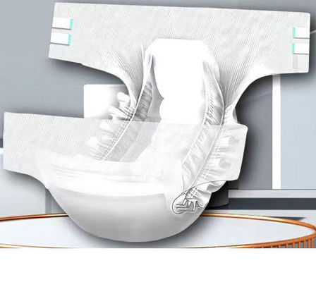 Eenvoudige adult luier met hoge absorptie en lekbescherming in aangepaste kleuren