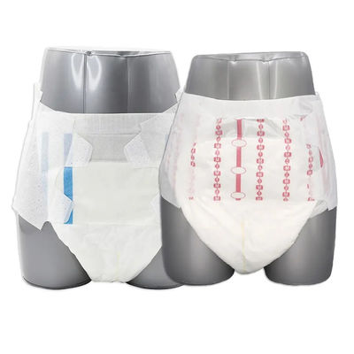 Eenvoudige adult luier met hoge absorptie en lekbescherming in aangepaste kleuren