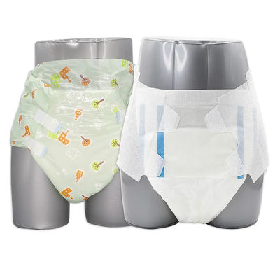 Eenvoudige adult luier met hoge absorptie en lekbescherming in aangepaste kleuren