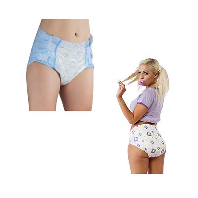 Gezonde eenmalige ABDL adult luier fluff pulp en schattige cartoon print inbegrepen