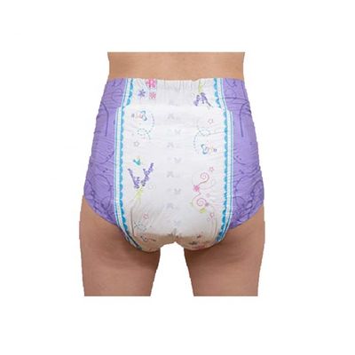Gezonde eenmalige ABDL adult luier fluff pulp en schattige cartoon print inbegrepen