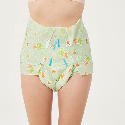 Gezonde eenmalige ABDL adult luier fluff pulp en schattige cartoon print inbegrepen