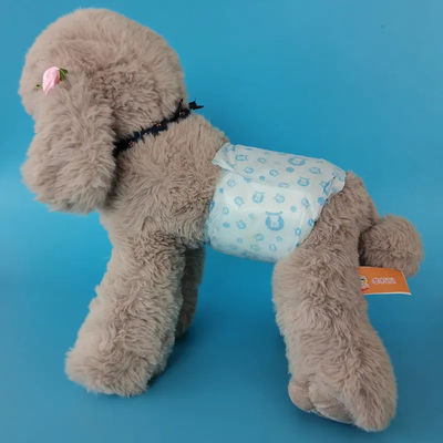 Wegwerpluier voor huisdieren maatwerk High Absorbency All-Absorb Wrap voor mannelijke honden