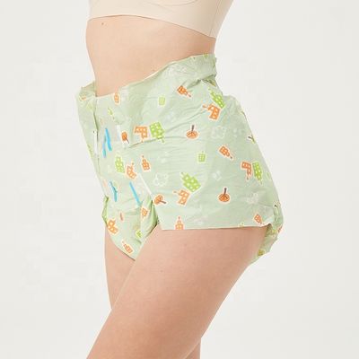 Hoge absorptie 800 ml-1500 ml ABDL Adult luier op maat schattig ontwerp met fluff pulp
