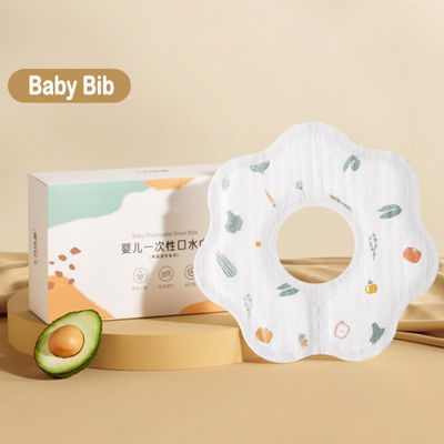 Eenmalige zachte baby-overall-bibs waterdicht voor 2-4 jaar oud met printpatroon