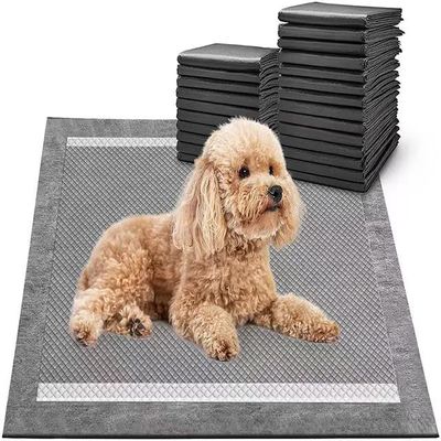 Niet-geweven stof bamboe koolstofvezel houtskool onderkleding voor huisdieren onderkleding 60 * 90 voor puppy