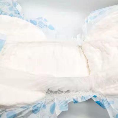 OEM/ODM Geprinte luier voor volwassenen met fluffpulp en niet-geweven stof-achtige film
