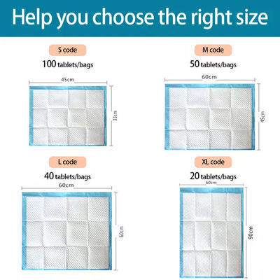 45x60cm Pet Pee Pad 5 laag absorberend honden- en puppy trainingspad geschikt voor alle huisdieren
