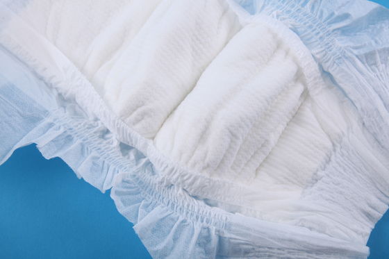 Milieuvriendelijke baby luiers voor eenmalig gebruik met absorptie op het droge oppervlak en lekpreventie