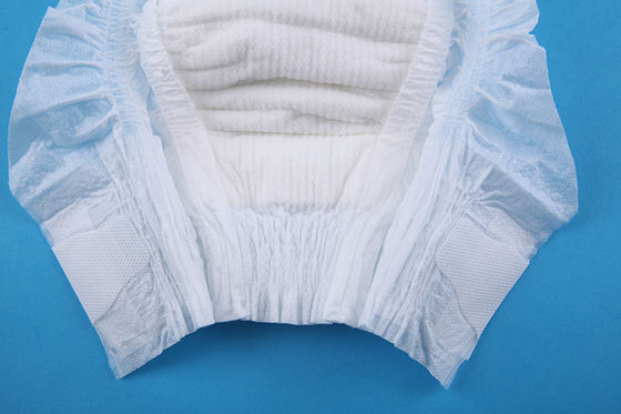 Milieuvriendelijke baby luiers voor eenmalig gebruik met absorptie op het droge oppervlak en lekpreventie