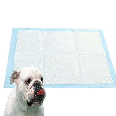 Snelle absorberende hondenpuppy urine pad wegwerp training pet pad met fluff pulp en SAP