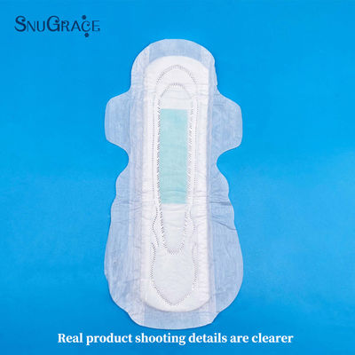 400-1500 ml Absorptie SNUGRACE Negatieve Ion Blauwe Kern Sanitaire Pads voor Vrouwen Gratis Monsters