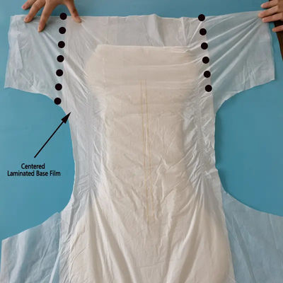 Comfortabele en absorberende luier voor volwassenen met vochtindicator in maat S-XXL