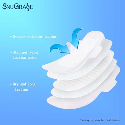 Eco-vriendelijk en comfortabel SnuGrace Bamboe Houtskool Fluff Pulp Sanitair Servet