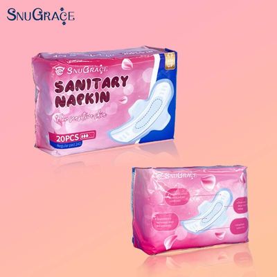 Superabsorberende kern Niet-geweven stofoppervlak Gezond negatief-ion sanitary napkin