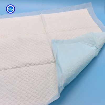 ISO 13485 Gecertificeerd 60*40cm Baby Bed Protection Underpad met 300ml-1200ml Absorptie