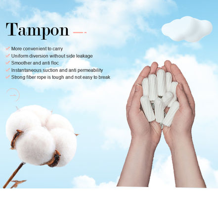 Volwassenen Private Label Biologische katoen Clean Point Tampons voor vrouwelijke gezondheidszorg product