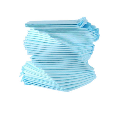 Gepersonaliseerde zware absorptie wegwerppad in blauwe kleur voor S M L XL Groottes 60 * 60